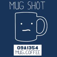 Coffee Drinker Gift Pun Mug Shot 7 Panel Mesh Trucker Snapback Hat