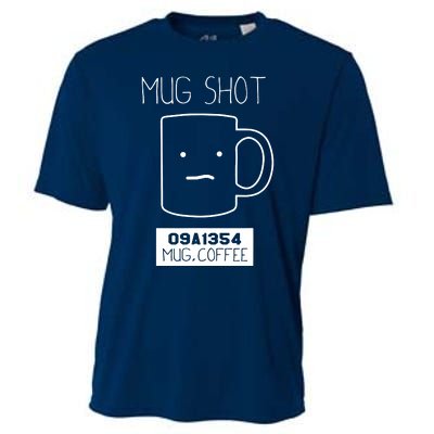 Coffee Drinker Gift Pun Mug Shot Cooling Performance Crew T-Shirt