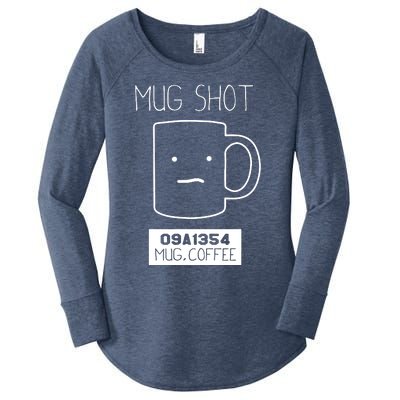 Coffee Drinker Gift Pun Mug Shot Women's Perfect Tri Tunic Long Sleeve Shirt