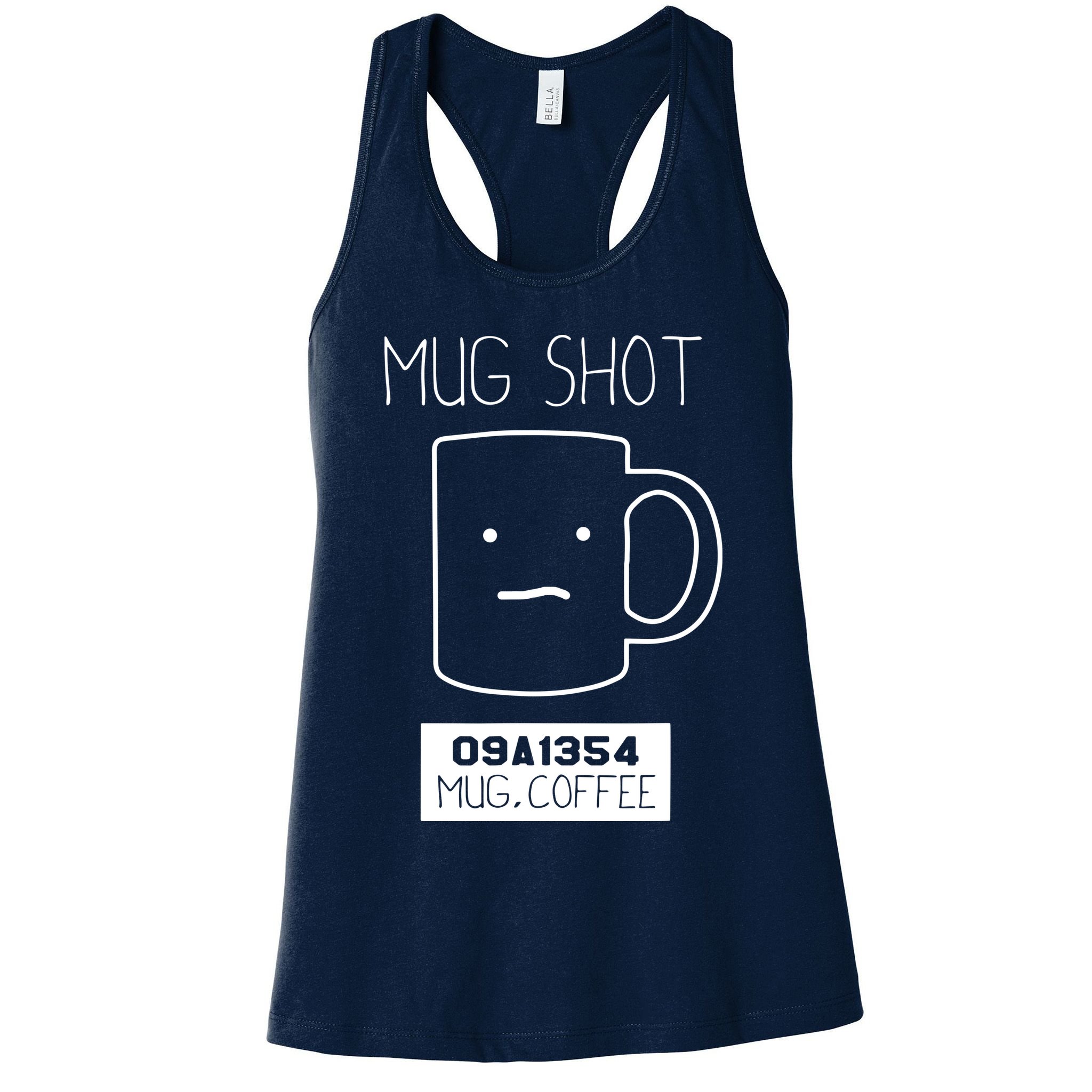 Coffee Drinker Gift Pun Mug Shot Womens Tank Top