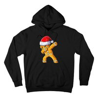 Christmas Dabbing Gingerbread Cookie Santa Hat Cute Xmas Hoodie