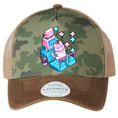 Cute Dancing Game Kitty Legacy Tie Dye Trucker Hat