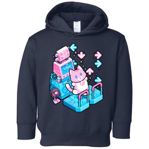 Cute Dancing Game Kitty Toddler Hoodie