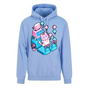 Cute Dancing Game Kitty Unisex Surf Hoodie