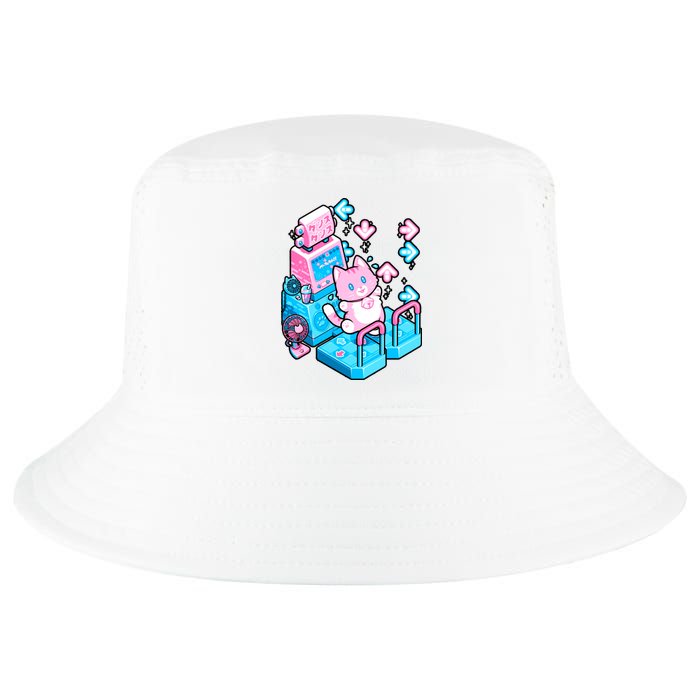 Cute Dancing Game Kitty Cool Comfort Performance Bucket Hat