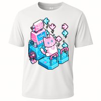 Cute Dancing Game Kitty Performance Shirt