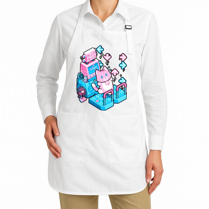 Cute Dancing Game Kitty Apron