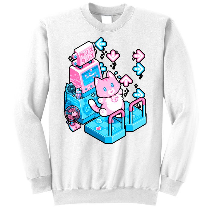 Cute Dancing Game Kitty Sweatshirt