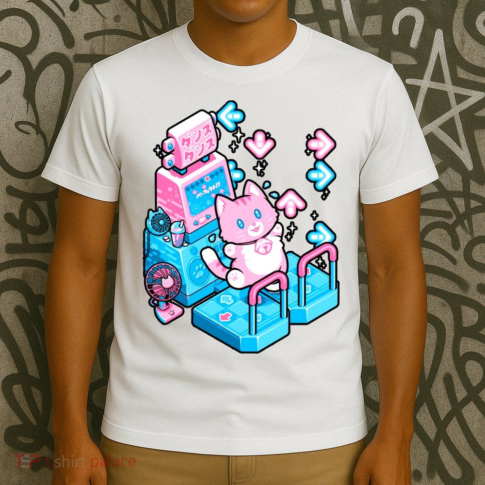 Cute Dancing Game Kitty T-Shirt