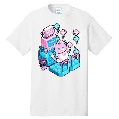 Cute Dancing Game Kitty Tall T-Shirt