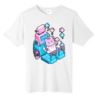 Cute Dancing Game Kitty Tall Fusion ChromaSoft Performance T-Shirt