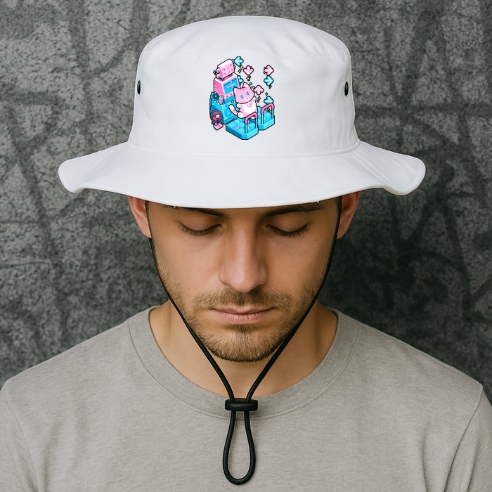 Cute Dancing Game Kitty Bucket Hat