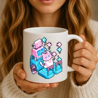 Cute Dancing Game Kitty Mug