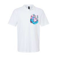 Cute Dancing Game Kitty Softstyle Adult Sport Polo