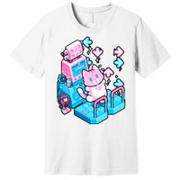 Cute Dancing Game Kitty Premium T-Shirt