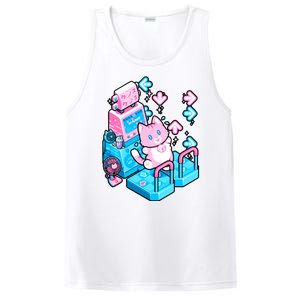 Cute Dancing Game Kitty PosiCharge Competitor Tank