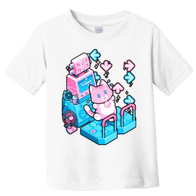 Cute Dancing Game Kitty Toddler T-Shirt