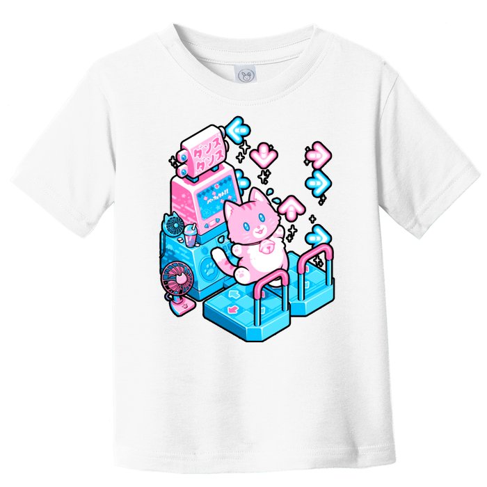 Cute Dancing Game Kitty Toddler T-Shirt