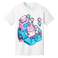 Cute Dancing Game Kitty Kids T-Shirt