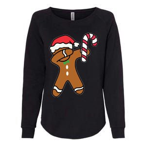 Christmas Dabbing Gingerbread Candy Cane Dance Gift Cute Gift Womens California Wash Sweatshirt