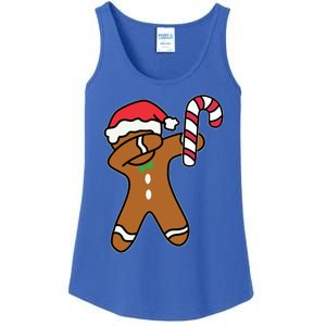 Christmas Dabbing Gingerbread Candy Cane Dance Gift Cute Gift Ladies Essential Tank