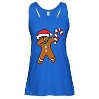 Christmas Dabbing Gingerbread Candy Cane Dance Gift Cute Gift Ladies Essential Flowy Tank