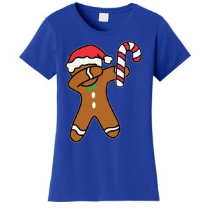 Christmas Dabbing Gingerbread Candy Cane Dance Gift Cute Gift Women's T-Shirt