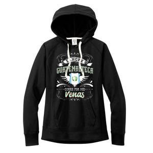 Camisa De Guatemala Sangre Guatemalteca Corre Por Mis Venas Women's Fleece Hoodie