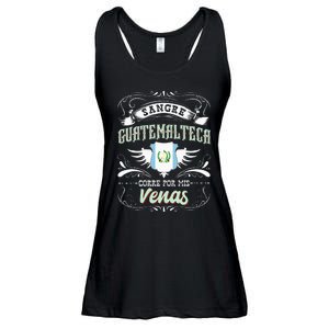 Camisa De Guatemala Sangre Guatemalteca Corre Por Mis Venas Ladies Essential Flowy Tank