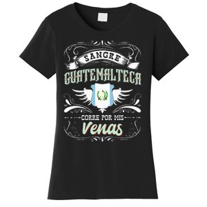 Camisa De Guatemala Sangre Guatemalteca Corre Por Mis Venas Women's T-Shirt