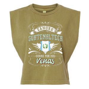 Camisa De Guatemala Sangre Guatemalteca Corre Por Mis Venas Garment-Dyed Women's Muscle Tee