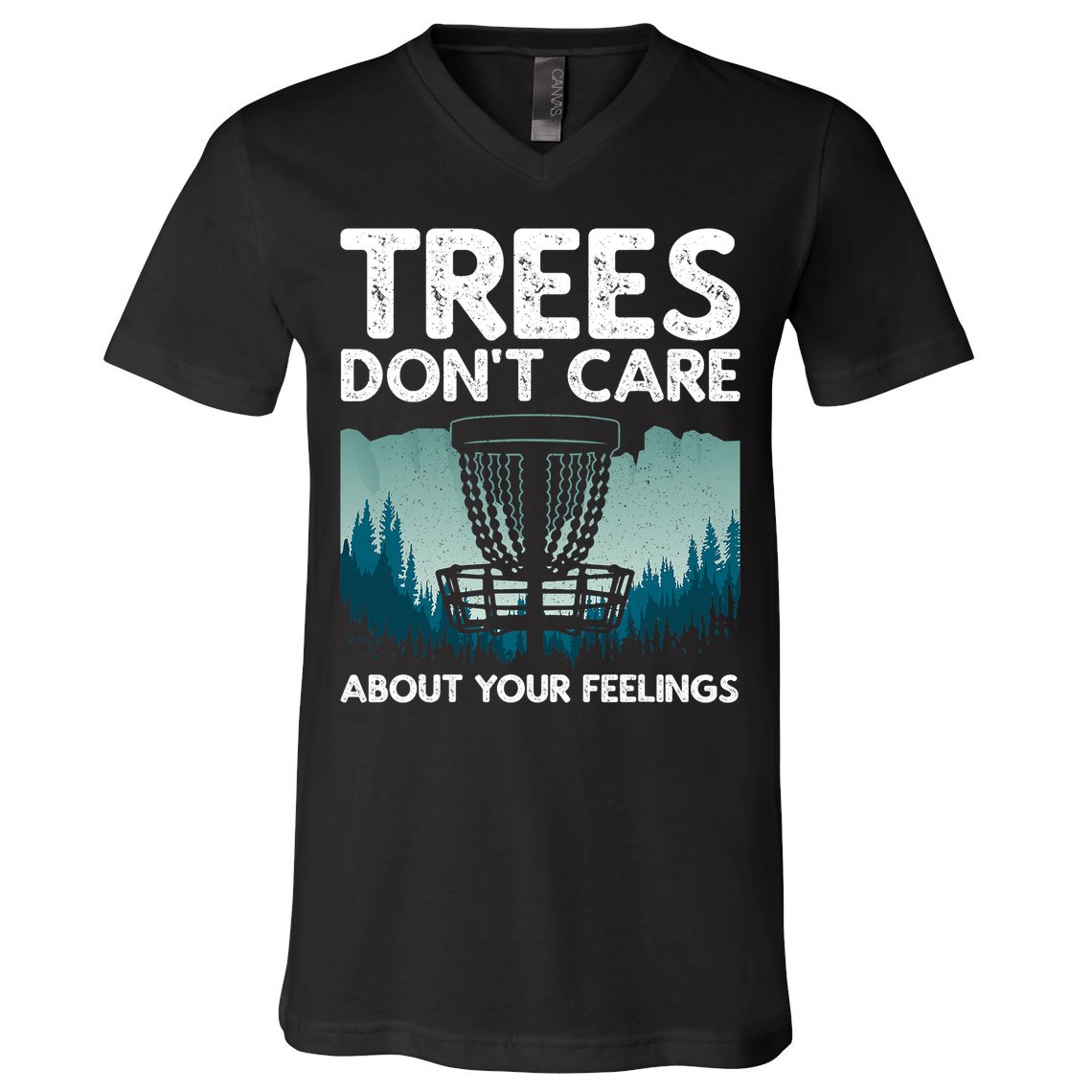 Cute Disc Golf Design For Men Women Disc Golf Player V-Neck T-Shirt