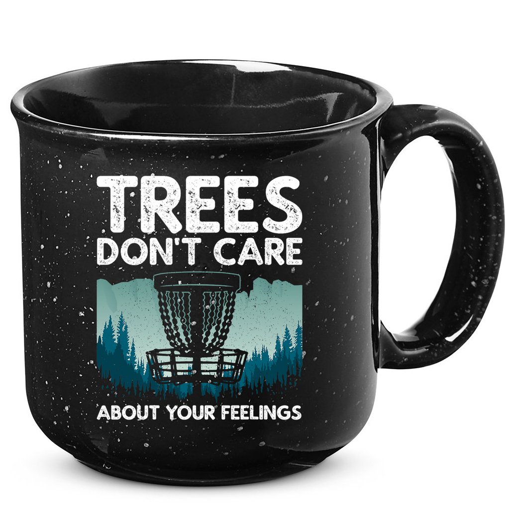 Cute Disc Golf Design For Men Women Disc Golf Player 15oz Campfire Ceramic Mug