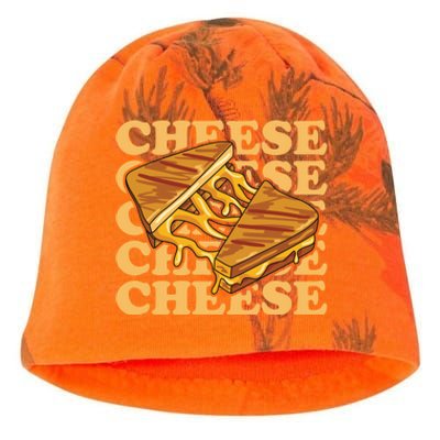 Cheese Design Grilled Cheese Lover Gift Kati - Camo Knit Beanie