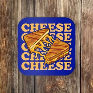 Cheese Design Grilled Cheese Lover Gift Coaster