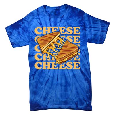 Cheese Design Grilled Cheese Lover Gift Tie-Dye T-Shirt