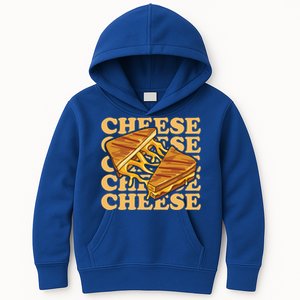 Cheese Design Grilled Cheese Lover Gift Kids Hoodie