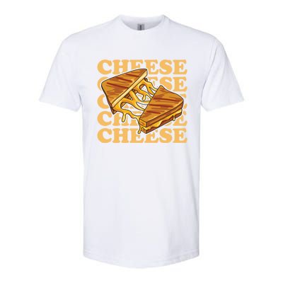 Cheese Design Grilled Cheese Lover Gift Softstyle® CVC T-Shirt