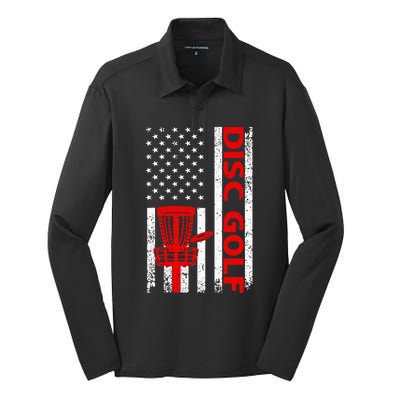 Cool Disc Golf Design For  Disc Golf Sport Silk Touch Performance Long Sleeve Polo