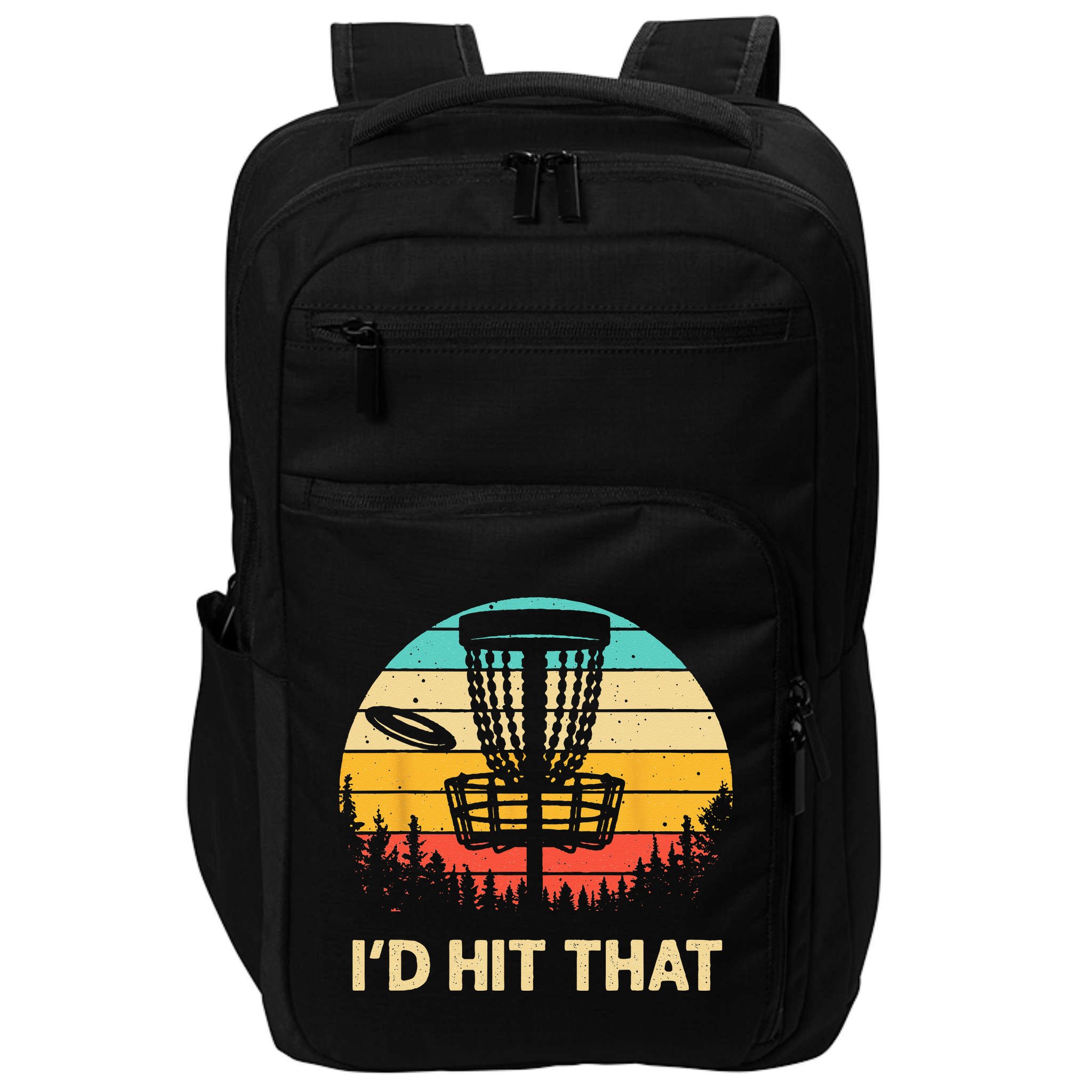 Cool Disc Golf Design For  Disc Golf Lover & Player Impact Tech Backpack