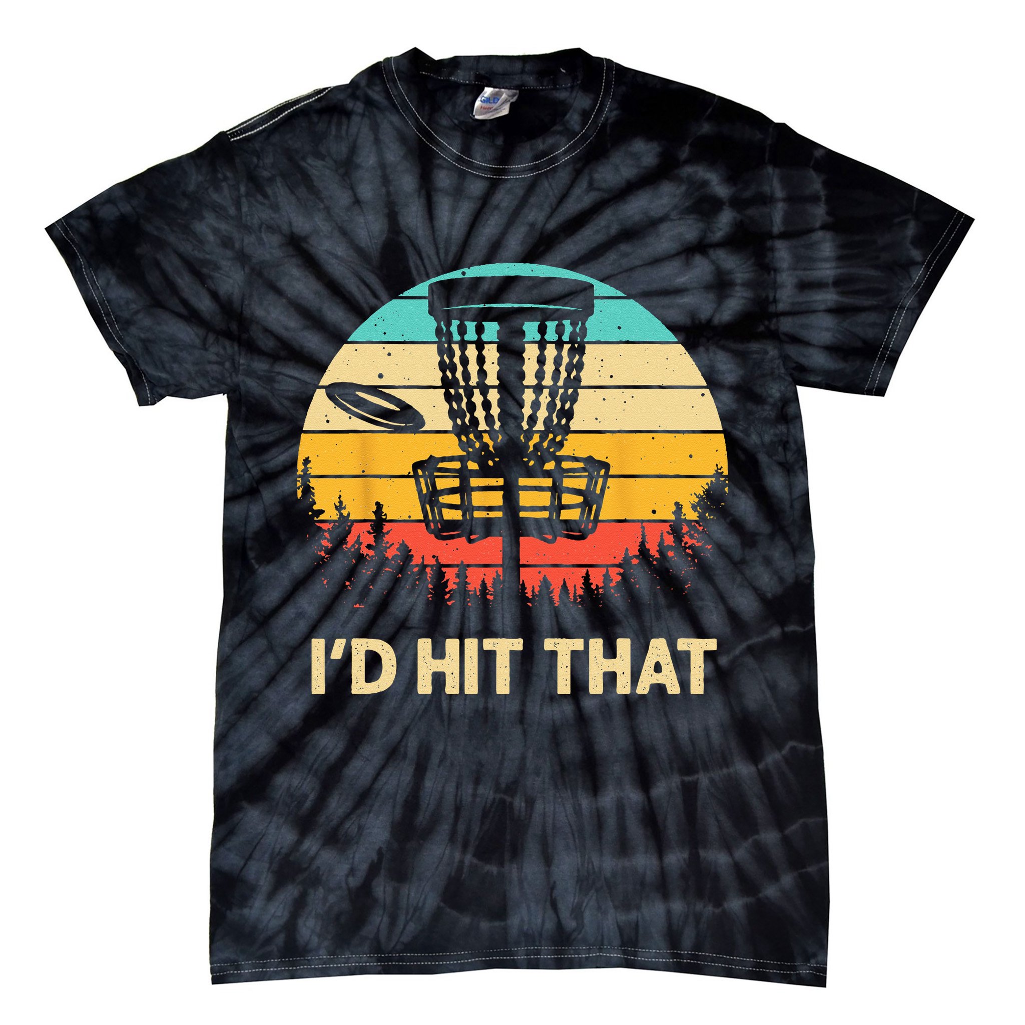 Cool Disc Golf Design For  Disc Golf Lover & Player Tie-Dye T-Shirt