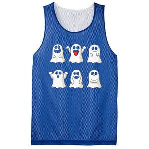 Cute Dancing Ghosts Ghost Halloween Costume Mesh Reversible Basketball Jersey Tank