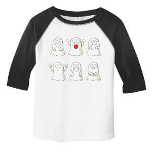 Cute Dancing Ghosts Ghost Halloween Costume Toddler Fine Jersey T-Shirt