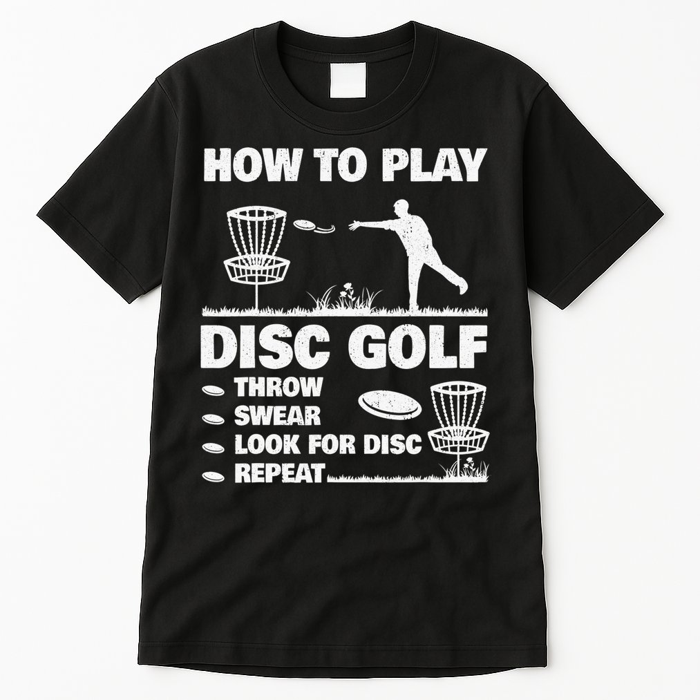 Cool Disc Golf For  Dad Sports Tournament Best Dad By Par Tall T-Shirt