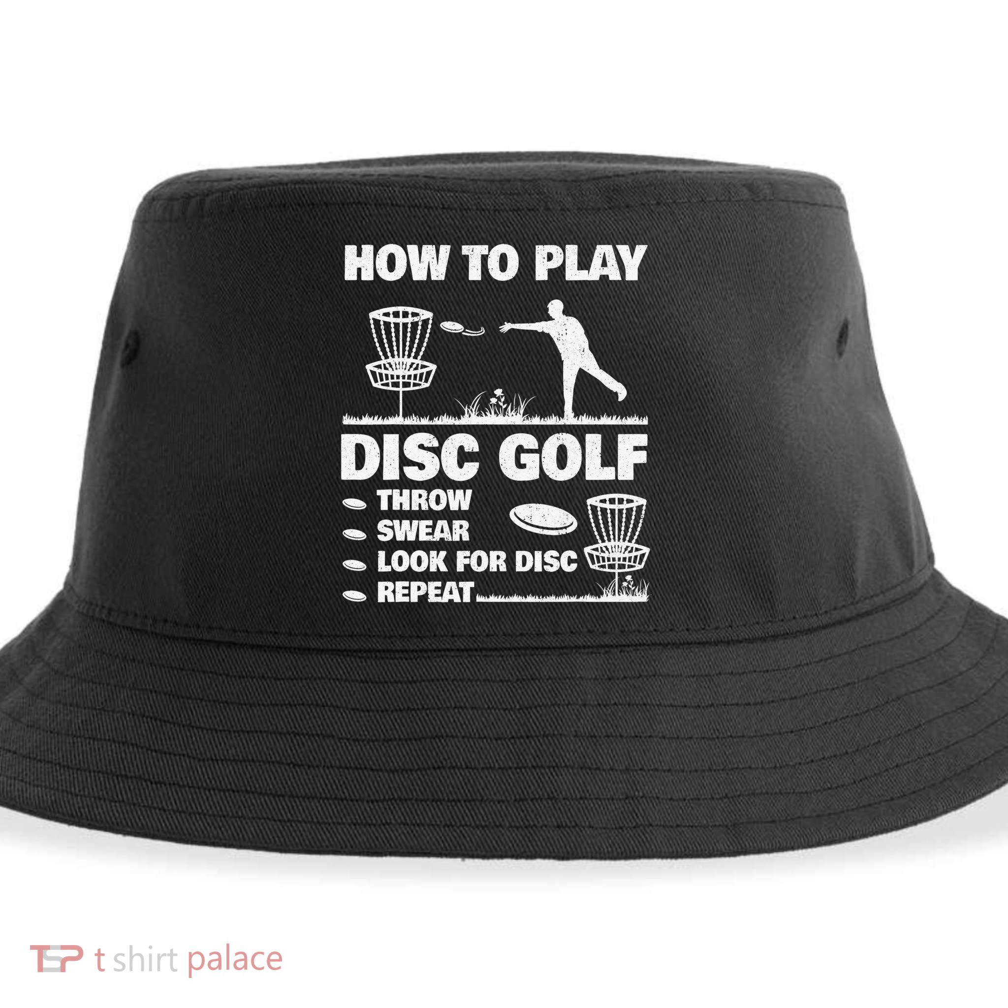 Cool Disc Golf For  Dad Sports Tournament Best Dad By Par Sustainable Bucket Hat