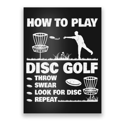 Cool Disc Golf For  Dad Sports Tournament Best Dad By Par Poster