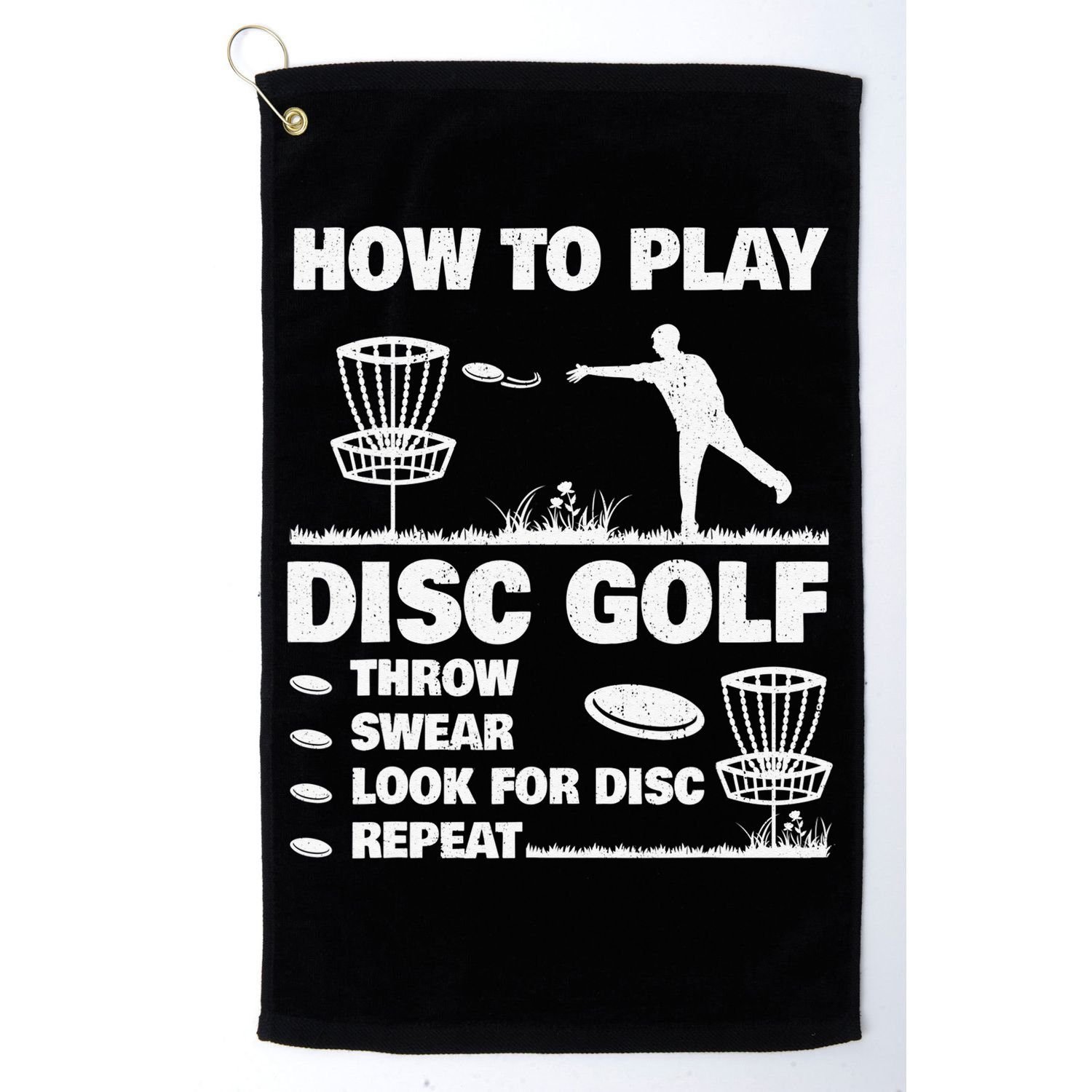 Cool Disc Golf For  Dad Sports Tournament Best Dad By Par Golf Towel