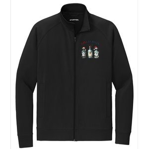 Christmas Drinking Gingle Bells Gin Humorous Alcohol Lovers Stretch Full-Zip Cadet Jacket