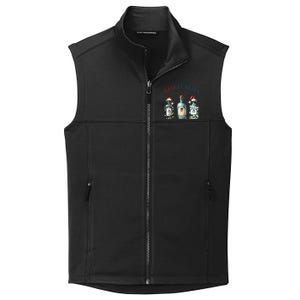 Christmas Drinking Gingle Bells Gin Humorous Alcohol Lovers Collective Smooth Fleece Vest