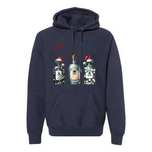 Christmas Drinking Gingle Bells Gin Humorous Alcohol Lovers Premium Hoodie